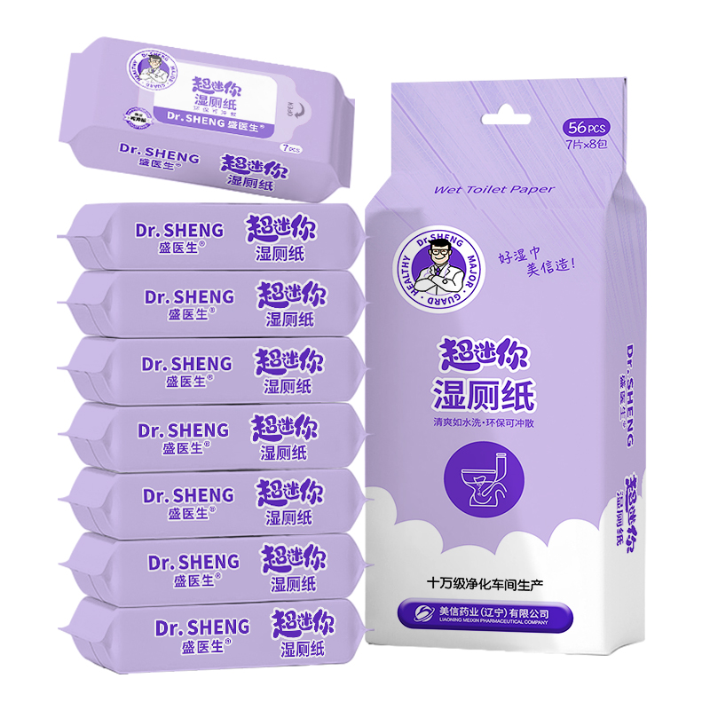 Mini Moist Toilet Paper